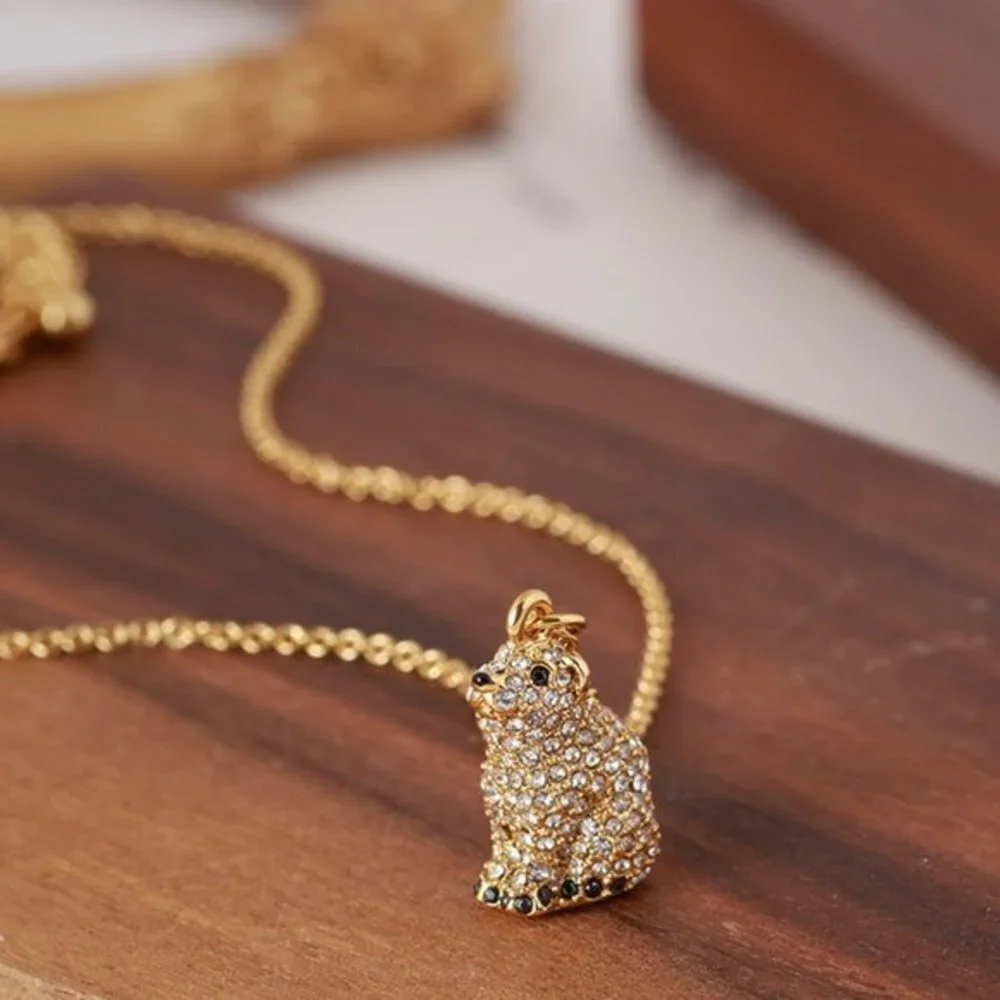Kate Spade Cold Comforts Polar Bear Mini Pendant
